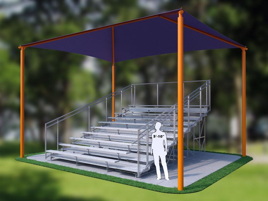 10 Row Bleacher Covers 10 Row Bleacher Covers