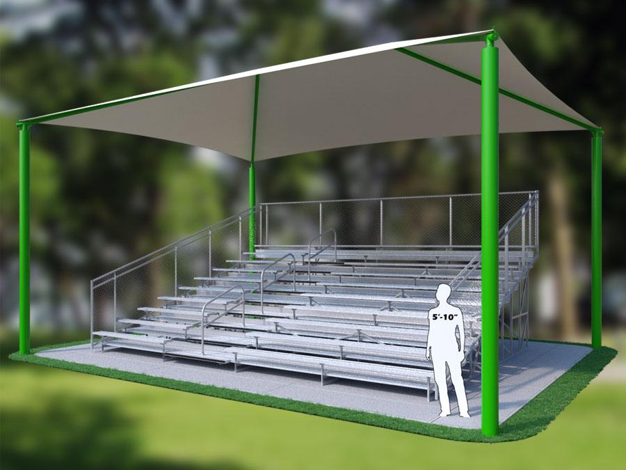 10 Row Bleacher Covers 10 Row Bleacher Covers