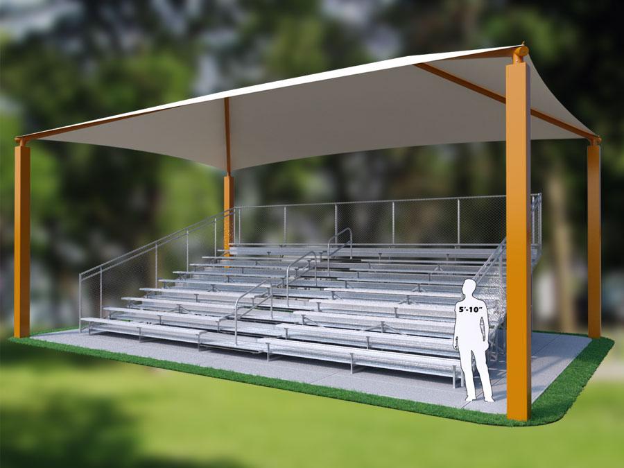 10 Row Bleacher Covers 10 Row Bleacher Covers