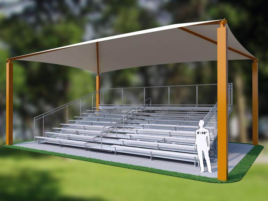 10 Row Bleacher Covers
