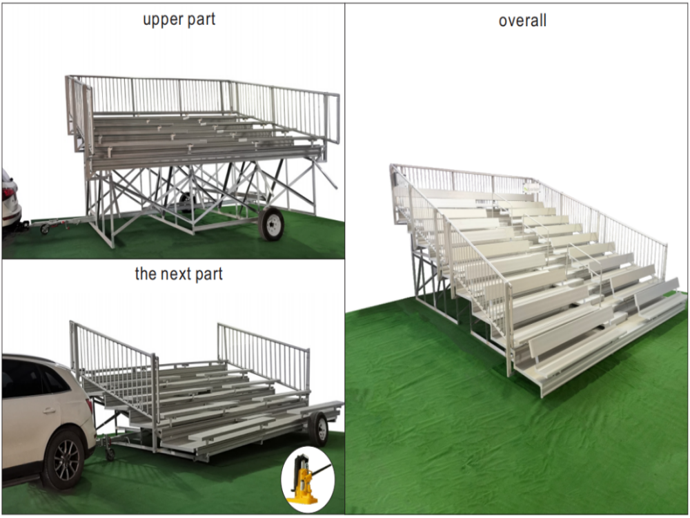 10 Row Transportable Bleacher 10 Row Transportable Bleacher