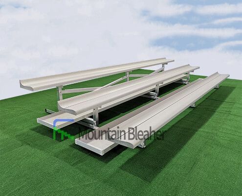 3 Row Aluminum Bleachers
